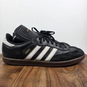 Adidas Samba OG Mens Black White Brown Size 11 Low Top Fashion Shoes 034563